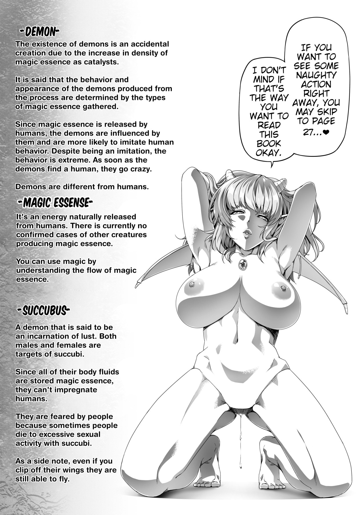 Hentai Manga Comic-A Powerful Succubus That Just Wants To Satisfy Your Sexual Desire-Read-2